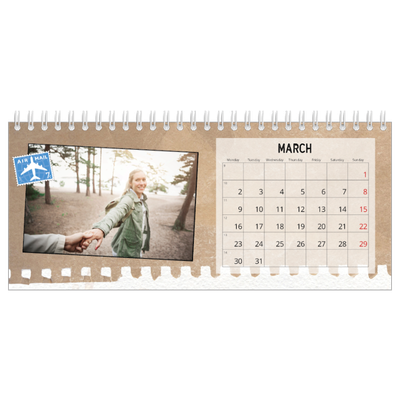 Desk calendars — Parts unknown [March]