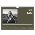 A4 Landscape Photo Calendar — Contemporary bold [January]