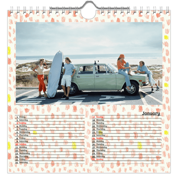 Square Photo Calendar — Wallpaper