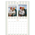 A3 photo calendars — Script and stripes [cover]