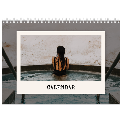 A4 Double Photo Calendar — The portrait edit [cover]