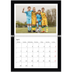 A4 Double Photo Calendar — Black frame [April]