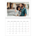 A4 Double Photo Calendar — Date box overlay [April]
