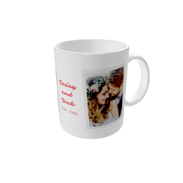 Personalised mugs — Signed in crimson