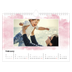 A4 Landscape Photo Calendar — Watercolour backgrounds [February]