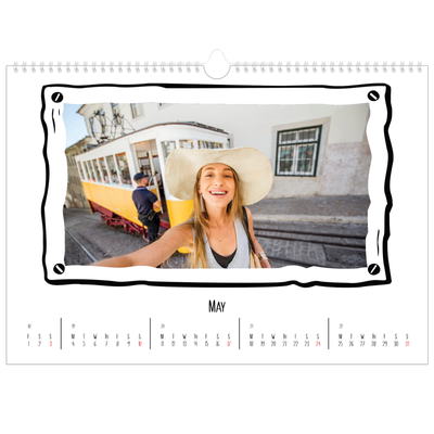 A3 Photo Calendar — Scrapbook snapshots [cover]