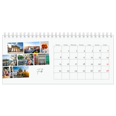 Desk calendars — City break [February]