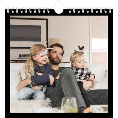 Square calendars  — Black margin [cover]