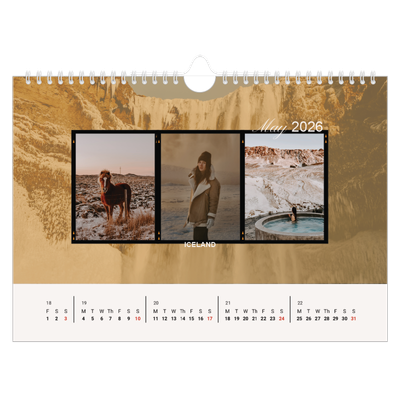 A4 Landscape Photo Calendar — Adventure wanderlust [cover]