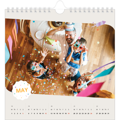 Square calendars  — Iconic birthday [cover]