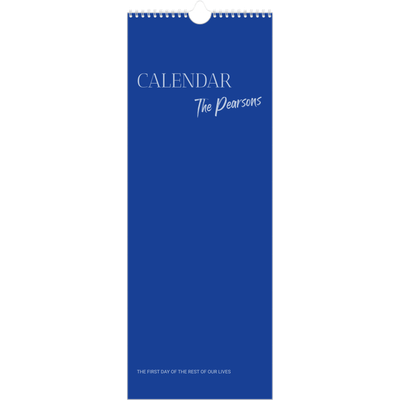 Slim Calendar  — Cobalt classic [cover]