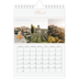 A5 Photo Calendar — Gold script banner [March]