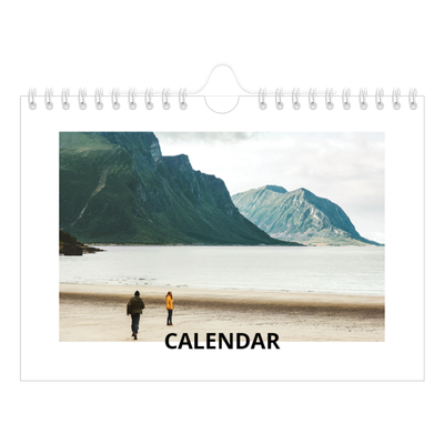 A5 Landscape Photo Calendar — White space [cover]