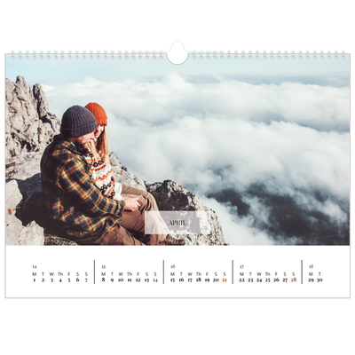 A3 Photo Calendar — Classic calendar [April]