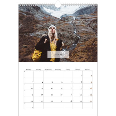 A3 photo calendars — Classic calendar [March]