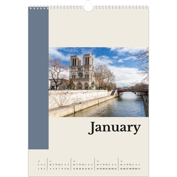 A3 Photo Calendar — Sights of the world
