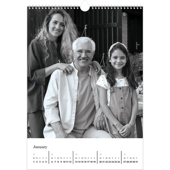 A3 Photo Calendar — Focus