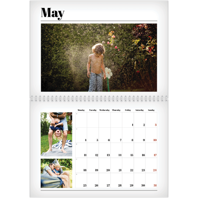 A4 Double Photo Calendar — Hot off the press [cover]