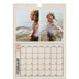 A4 Photo Calendar — Craft stamp effect [February]