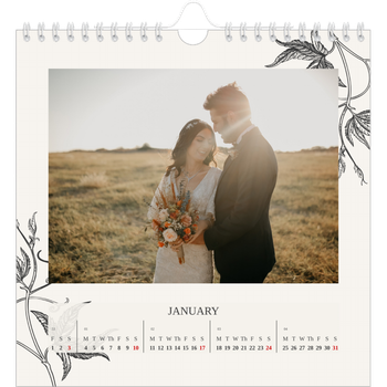 Square Photo Calendar — Ink & ivy