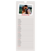 Slim Calendar  — Signed in crimson [February]