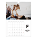 A4 Photo Calendar — Letter spotlight [February]