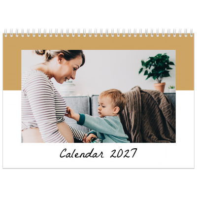 A4 Double Photo Calendar — List Calendar [cover]