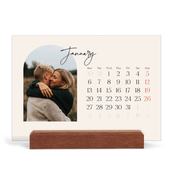 Easel Desk Calendar Landscape — Arch memories