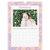 A3 photo calendars — Playing with pattern [January]
