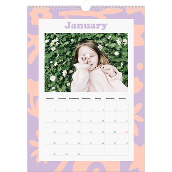 A3 Photo Calendar — Playing with pattern