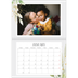 A4 Double Photo Calendar — Floral splash [January]