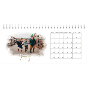 Desk Photo Calendar — Photo effects
