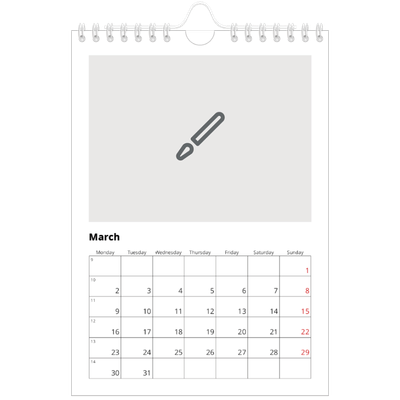 A5 Photo Calendar — Design your own product [March]