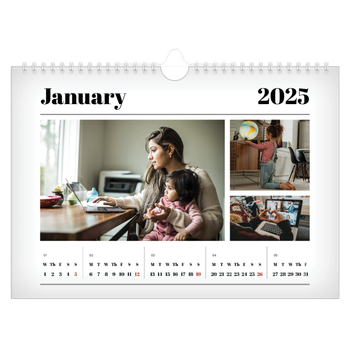 A4 Landscape Photo Calendar — Hot off the press