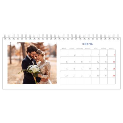 Desk calendars — Cobalt classic [February]