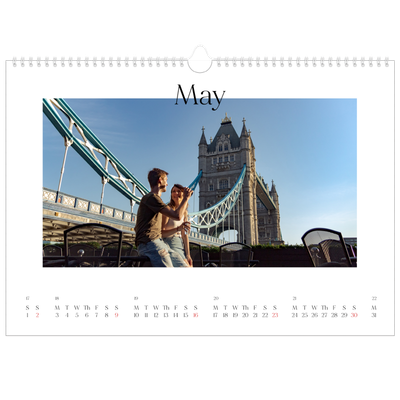 A3 Photo Calendar — My travelogue [May]
