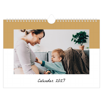 A4 Landscape Photo Calendar — List Calendar [cover]