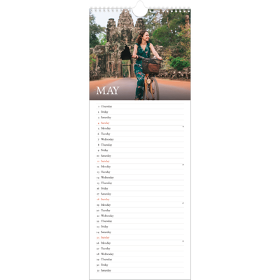 Slim Calendar  — Simple serif [cover]