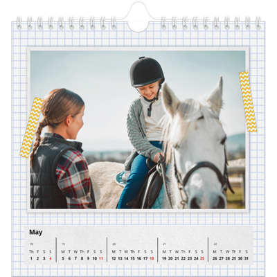 Square calendars  — Craft tape [cover]