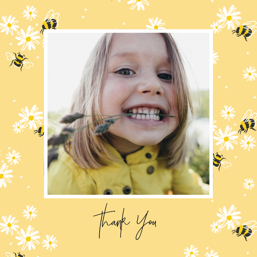 Thank you cards — Bees and thank you