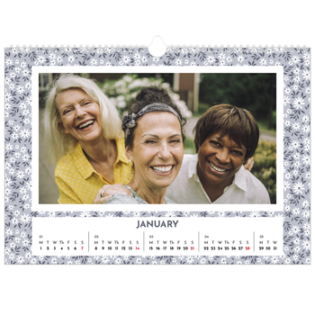 A3 Landscape Photo Calendar — Full bloom