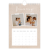 A5 Photo Calendar — Scrapbook calendar [January]