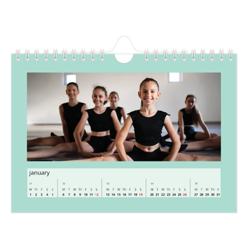 A5 Landscape Photo Calendar — Neo Scandi