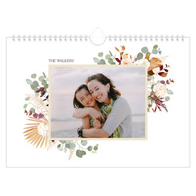 A4 Landscape Photo Calendar — Boho [cover]