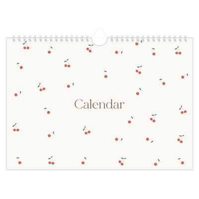 A4 Landscape Photo Calendar — Cherry bliss [cover]