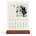 Easel Desk Calendar Portrait  — Initials in bloom [March]