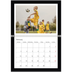 A4 Double Photo Calendar — Black frame [February]