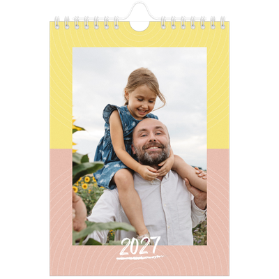 A5 Photo Calendar — Colour and pattern [cover]