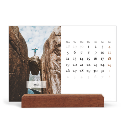 Easel Desk Calendar Landscape  — Classic calendar [cover]