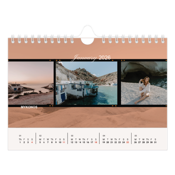 A5 Landscape Photo Calendar — Adventure wanderlust